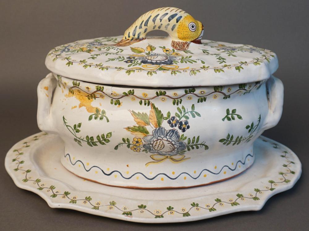 PORTUGUESE BAROQUE STYLE FAIENCE