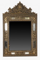 PORTUGUESE BRASS-MOUNTED WOOD