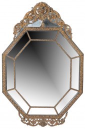 PORTUGUESE BRASS WALL MIRROR19