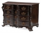 PORTUGUESE CARVED OAK SERPENTI
