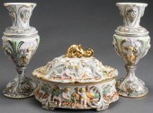 PORTUGUESE CERAMIC PUTTI DECOR