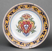 PORTUGUESE FAIENCE ARMORIAL CH