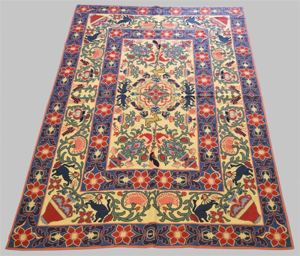 PORTUGUESE HAND WOVEN WOOL CARPET