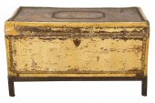PORTUGUESE LEATHER-CLAD TRUNKw