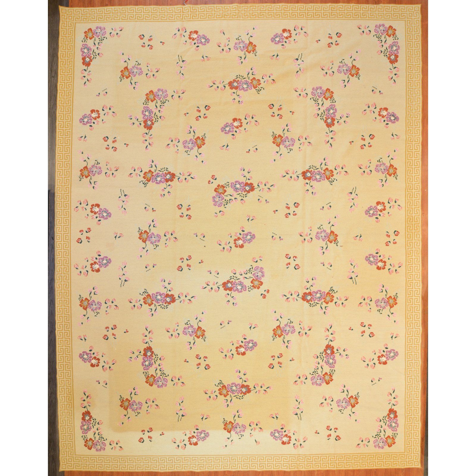 PORTUGUESE NEEDLEPOINT RUG, 12 X
