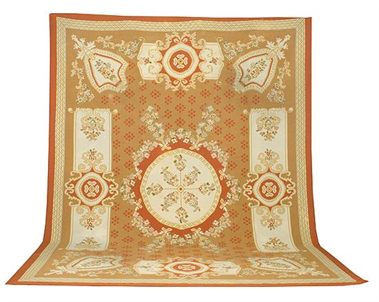 Portuguese needlepoint rug 9'10'' x