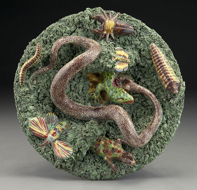Portuguese palissy dish by Jose