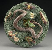 Portuguese palissy dish by Jos