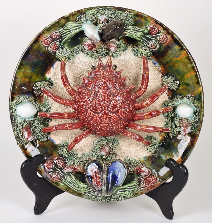 PORTUGUESE PALISSY WARE MAJOLICA