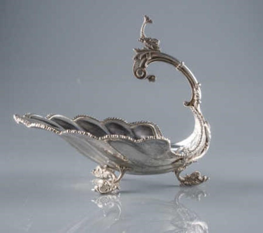 PORTUGUESE SILVER FRUIT BOWLA