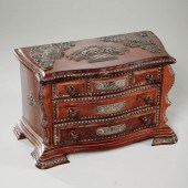 PORTUGUESE SILVER MOUNTED JEWE