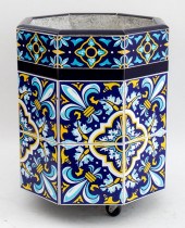 PORTUGUESE TILE JARDINIERE Por
