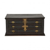 PORTUGUESE WOODEN SILVER CHEST