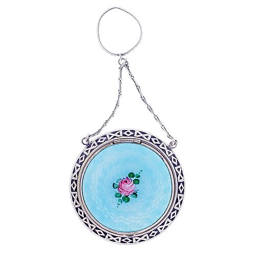 POSSIBLE AUSTRIAN SILVER AND ENAMEL