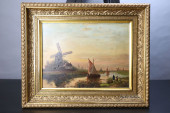 POSSIBLY 19TH C. ORIGINAL OIL