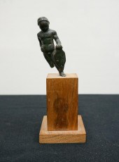 POSSIBLY ETRUSCAN BRONZE FIGUR