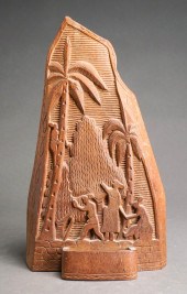 POSSIBLY HAWAIIAN CARVED HARDW
