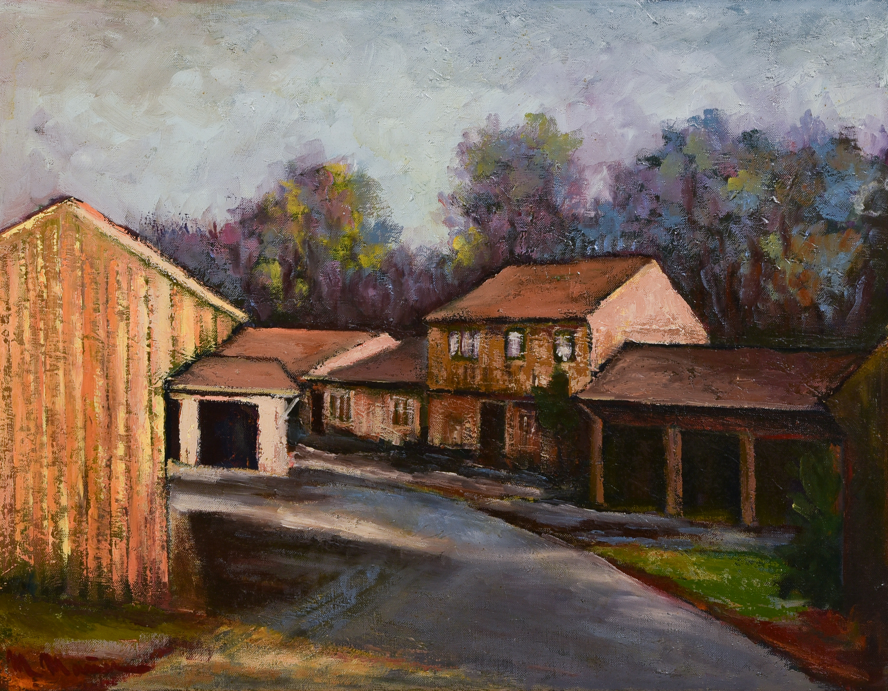 Post-Impressionist landscape