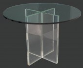 POST MODERN ACRYLIC AND GLASS
