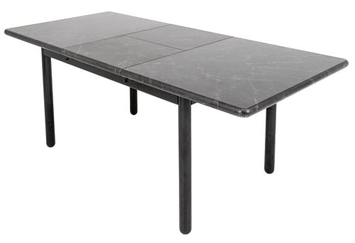 POST-MODERN BLACK FAUX-MARBLE