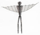 POST MODERN MAN WITH WINGS MET