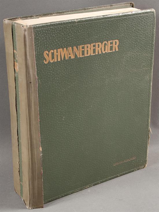 Postage stamp album, mid 20th