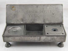 Postal interest: a rare pewter