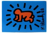 POSTCARD, AFTER KEITH HARING A