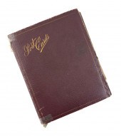 POSTCARD ALBUM EARLY 20TH CENT