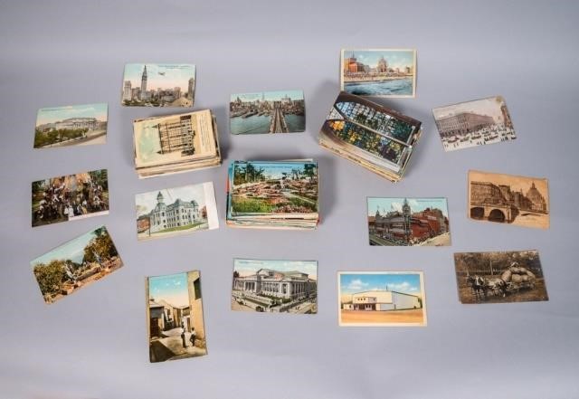 POSTCARD GROUPINGLarge collection