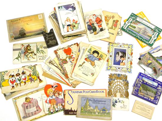 POSTCARDS: approximately 100