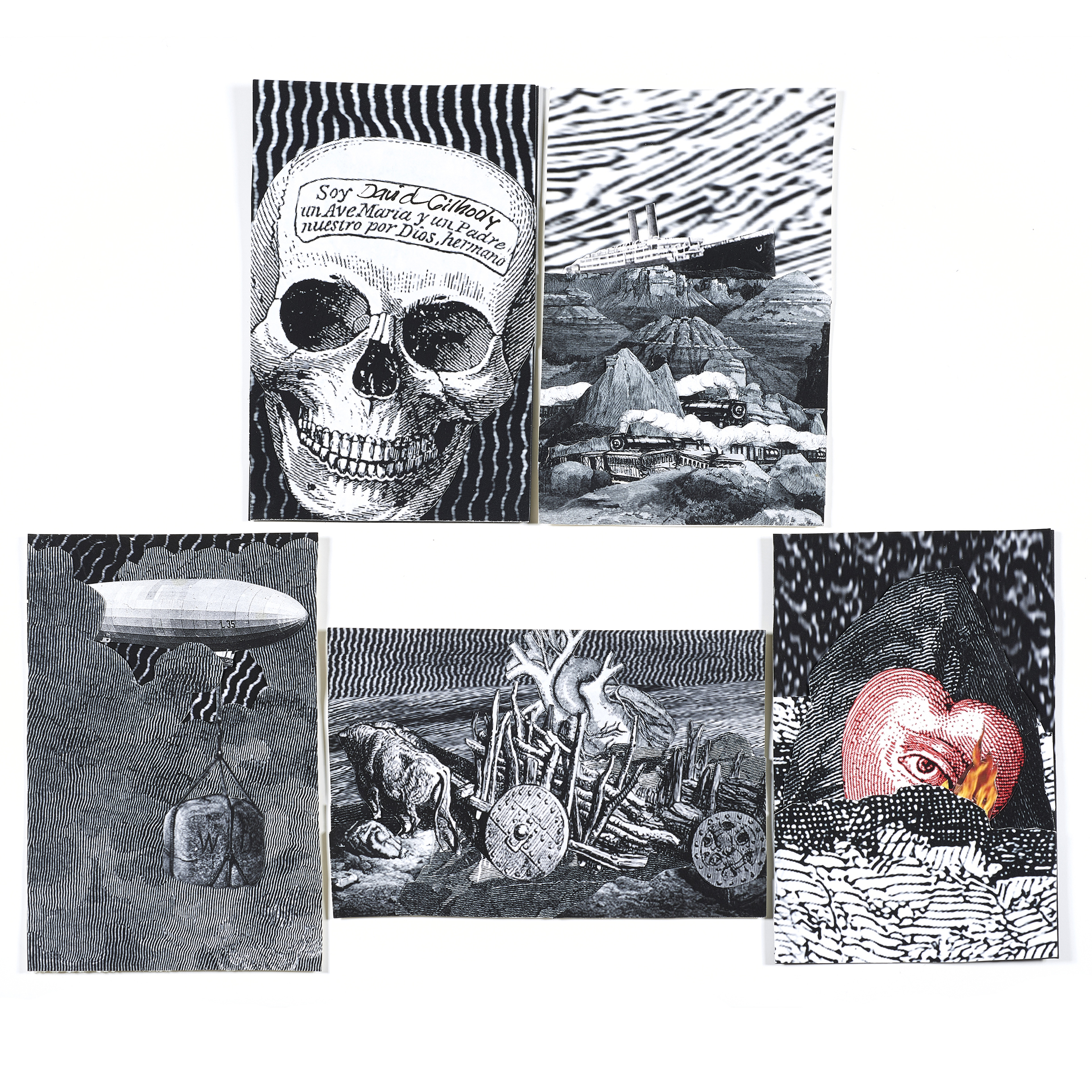 POSTCARDS, DAVID GILHOOLY (lot of