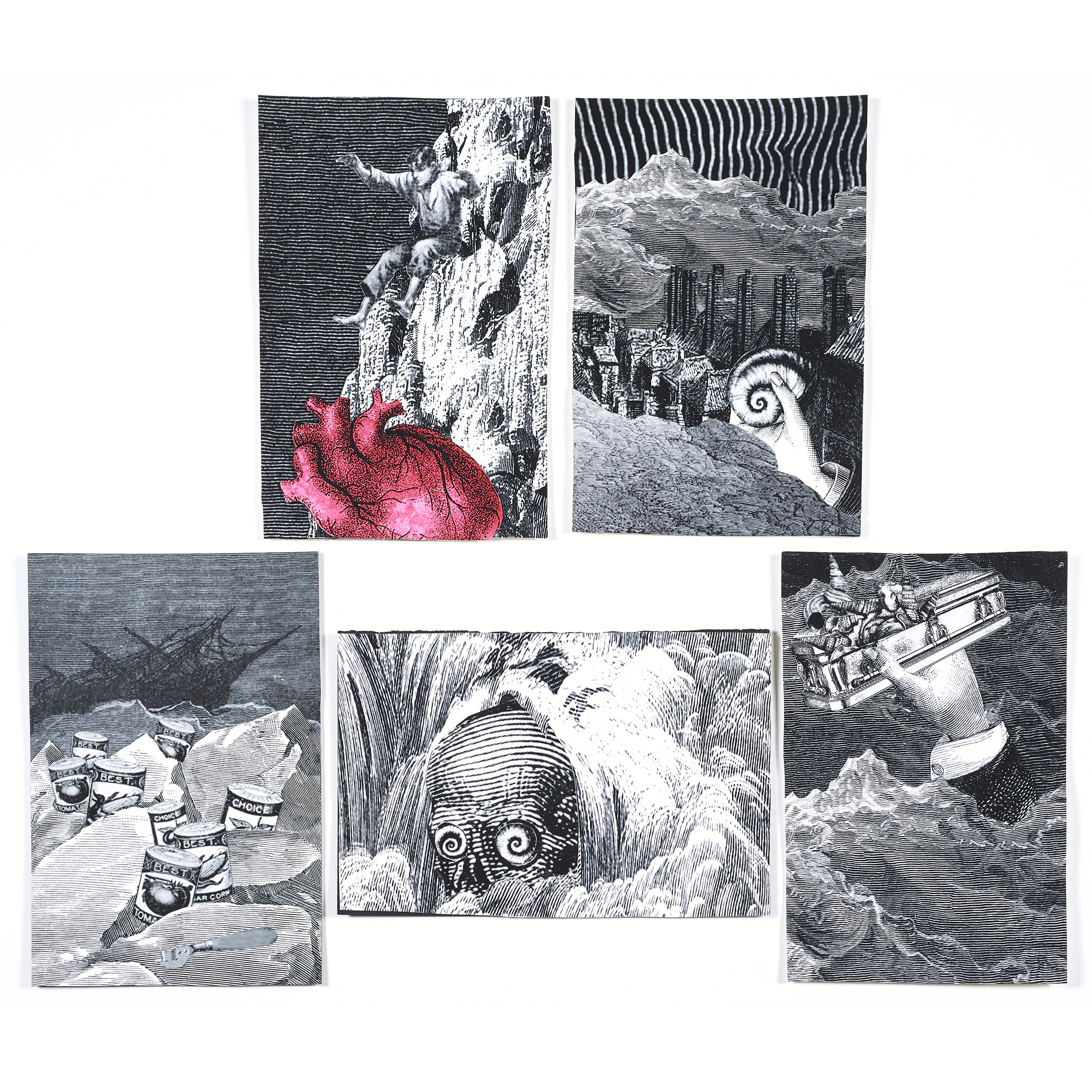POSTCARDS, DAVID GILHOOLY (lot of