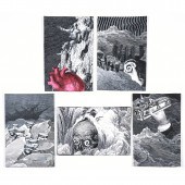 POSTCARDS, DAVID GILHOOLY (lot