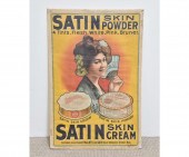 Poster advertizing Satin Skin