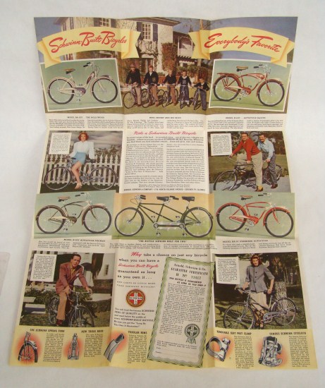 Poster by Schwinn. 19'' x 26'' with