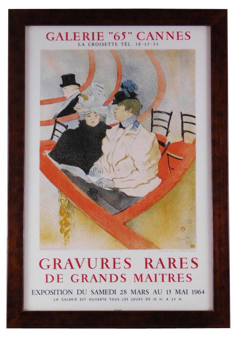 POSTER: EXHIBIT GALLERIE 65,