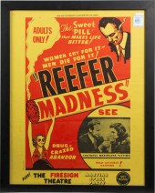 POSTER, REEFER MADNESS "Reefer