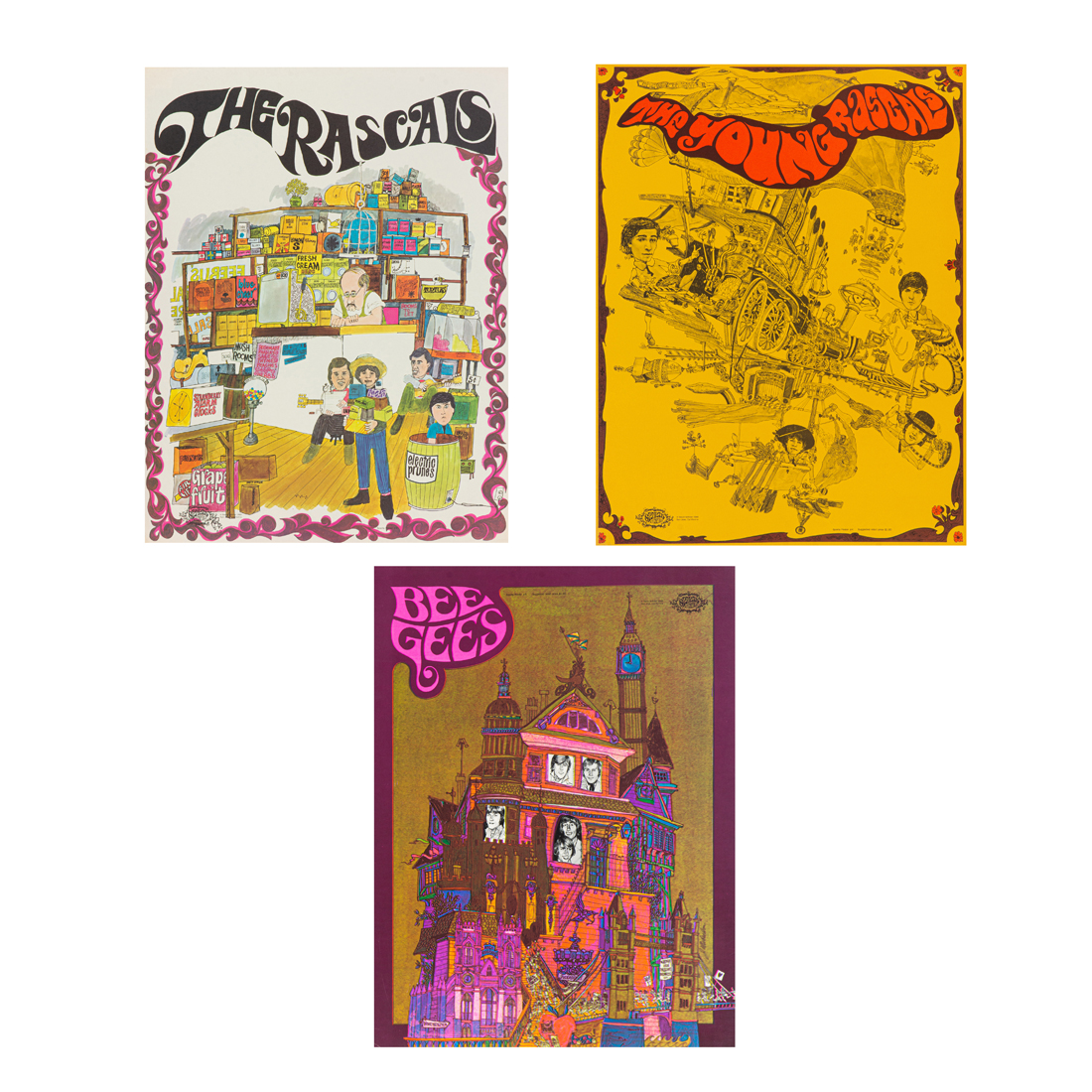 POSTERS, DAVID SCHILLER (lot of