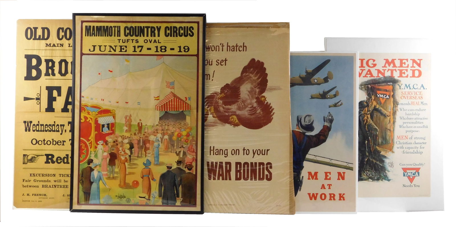 POSTERS: FIVE POSTERS, TWO
