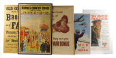 POSTERS: FIVE POSTERS, TWO ADV