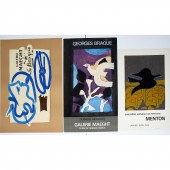 POSTERS, GEORGES BRAQUE (lot o