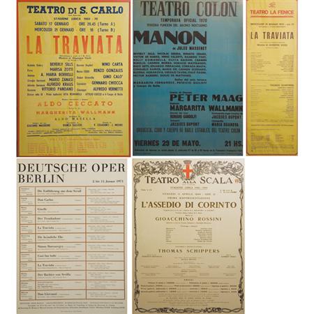 [POSTERS] Group of five posters for