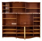POSTMODERN MAHOGANY BOOKCASE E