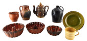 POTTERY: 19TH C. POTTERY, NINE
