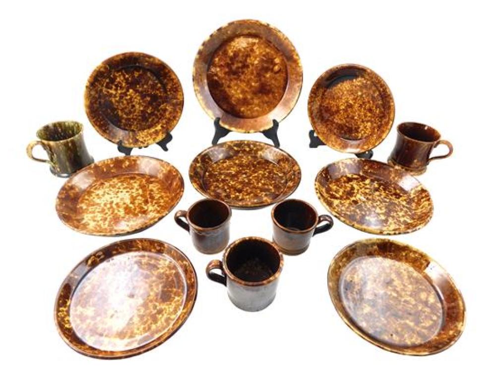POTTERY: AMERICAN BENNINGTON-TYPE