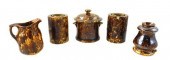 POTTERY: AMERICAN BENNINGTON-T