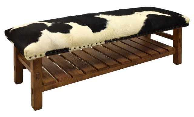 POTTERY BARN 'CADEN' COWHIDE