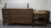 POTTERY BARN OAK VENEER DOUBLE