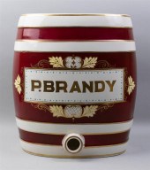 POTTERY BRANDY BARRELPOTTERY B